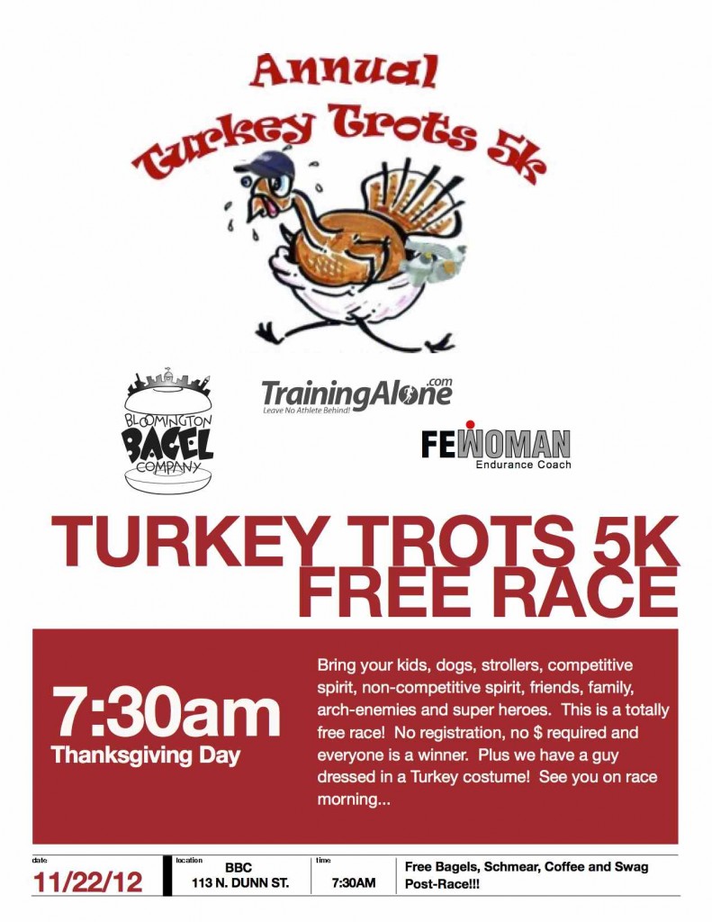 Turkey Trots Poster Facebook