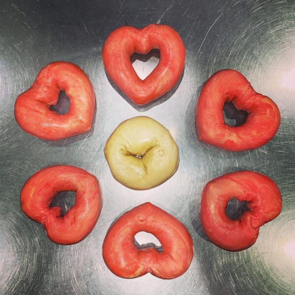 Heart Shaped Bagels Bulk - Handmade